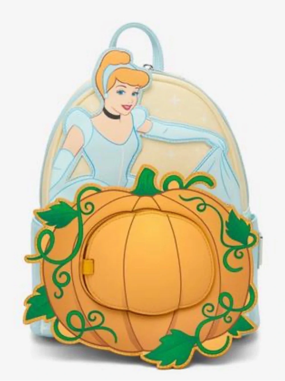 Loungefly Disney Cinderella Ballgown Pumpkin Mini Backpack - Picture 2 of 16